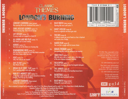 Warren Bennett and  Simon Brint & Roddy Matthews : London's Burning Classic Themes (CD, Comp)
