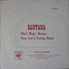 Santana : Black Magic Woman / Hope You're Feeling Better (7", Single, Sol)