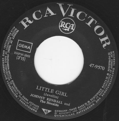 Johnny Kendall & The Heralds : St. James Infirmary / Little Girl (7", Single)