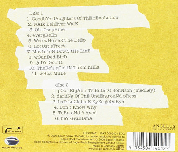 The Black Crowes : Warpaint Live (2xCD, Album)