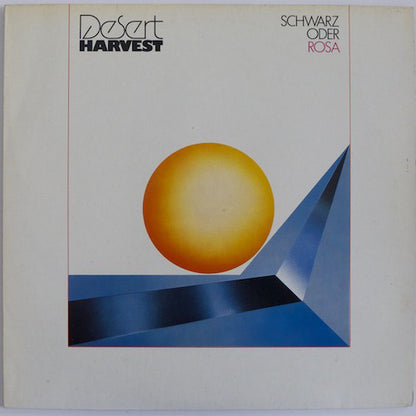 Desert Harvest : Schwarz Oder Rosa (LP)