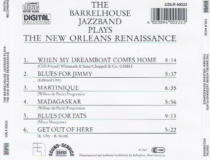 Barrelhouse Jazzband : The New Orleans Renaissance (CD, Album)