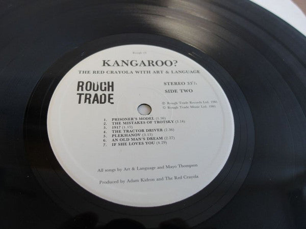 Red Krayola With Art & Language : Kangaroo? (LP, Album)