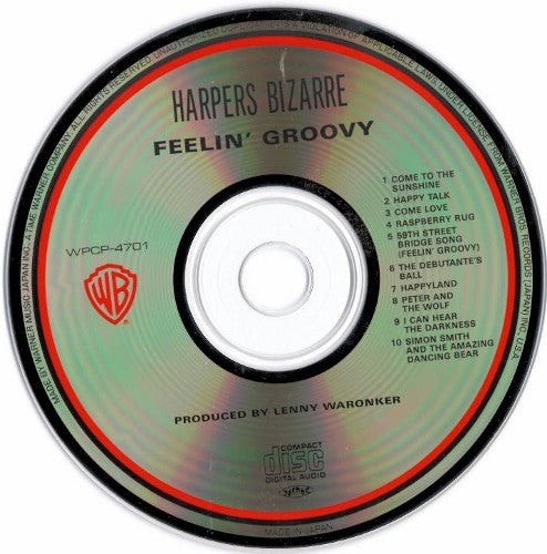 Harpers Bizarre : Feelin' Groovy (CD, Album, RE)
