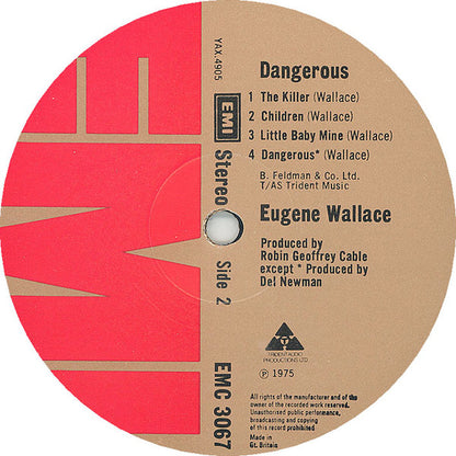Eugene Wallace : Dangerous (LP, Album)