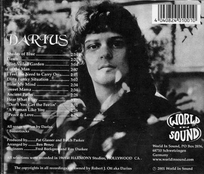 Darius (3) : Darius (CD, Album, RE)