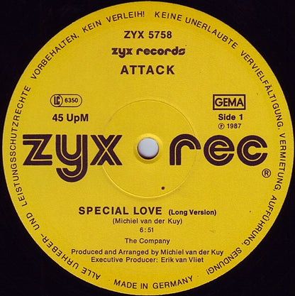 Attack (2) : Special Love (12")