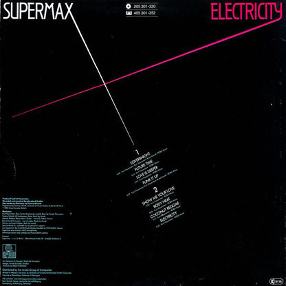 Supermax : Electricity (LP, Album)