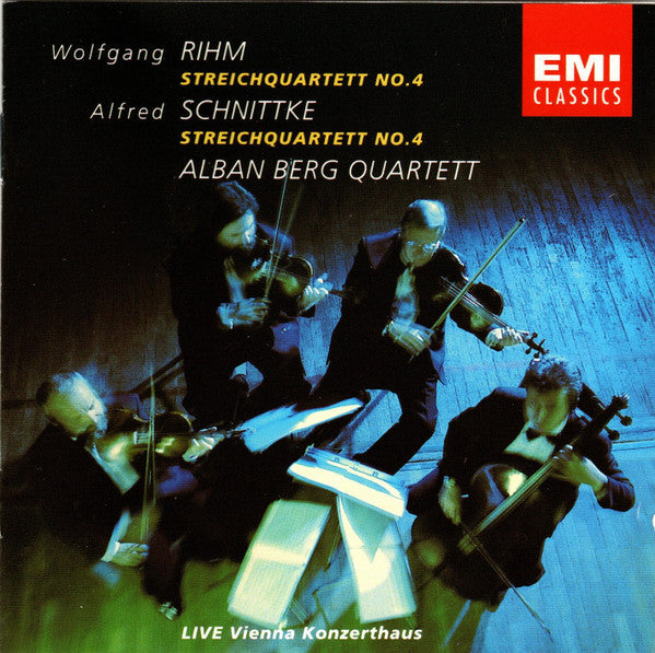 Wolfgang Rihm, Alfred Schnittke - Alban Berg Quartett : Streichquartett No. 4 (CD)
