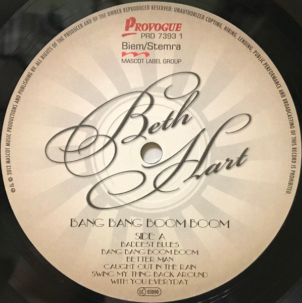 Beth Hart : Bang Bang Boom Boom (LP, Album)