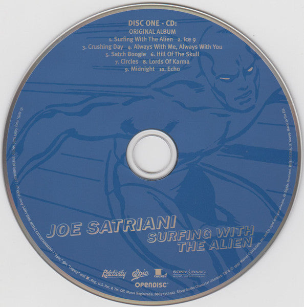 Joe Satriani : Surfing With The Alien (CD, Album, RE, RM + DVD-V, NTSC)