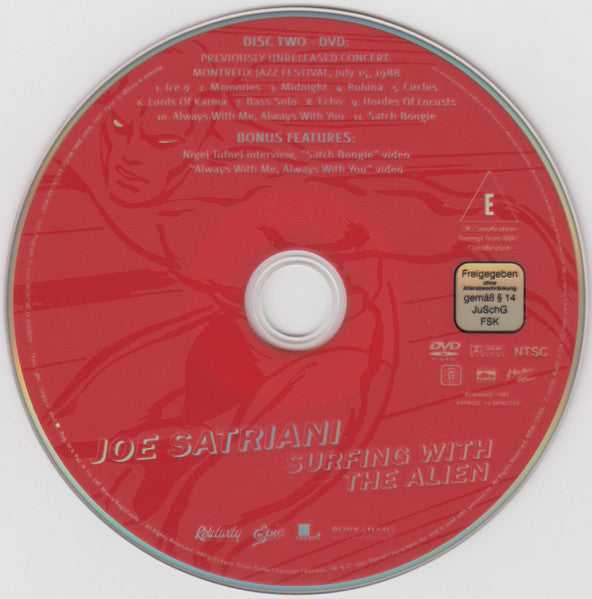 Joe Satriani : Surfing With The Alien (CD, Album, RE, RM + DVD-V, NTSC)