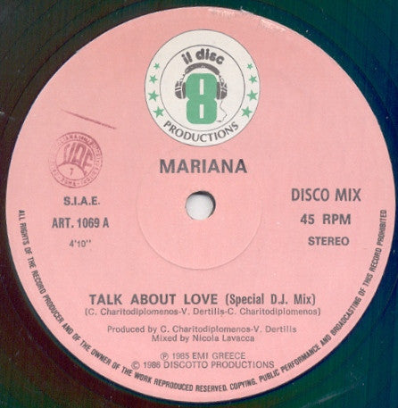 Mariana : Talk About Love (12")