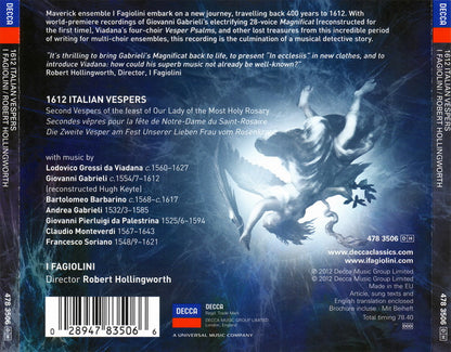 I Fagiolini, Robert Hollingworth : 1612 - Italian Vespers (CD, Album)