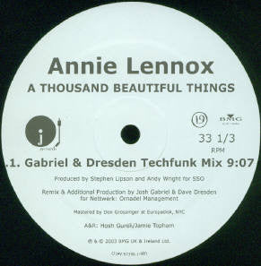 Annie Lennox : A Thousand Beautiful Things (2x12", Promo)