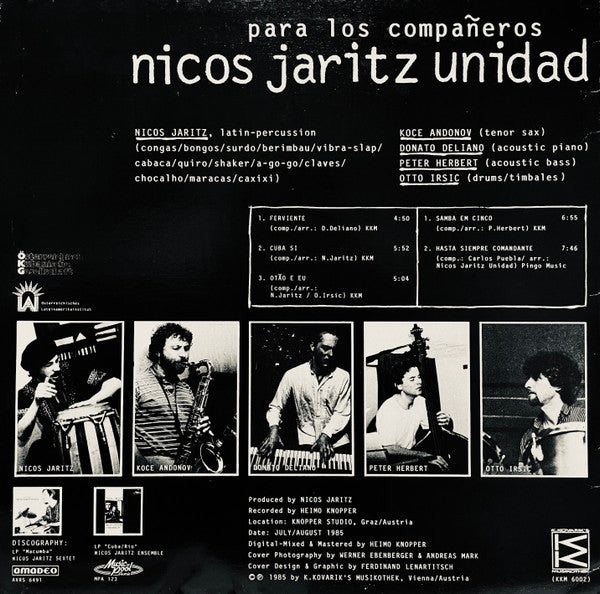 Nicos Jaritz Unidad : Para Los Compañeros (LP, Album)