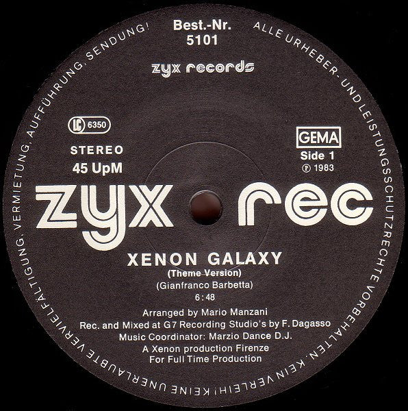 Xenon (3) : Galaxi (12", Maxi)
