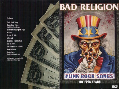 Bad Religion : Punk Rock Songs - The Epic Years (DVD-V, Comp, PAL)