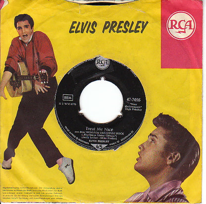 Elvis Presley : Jailhouse Rock (7", Single, RP)