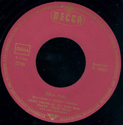 Heidi Thuns : Wann Schenkst Du Mir Rosen (7", Single)