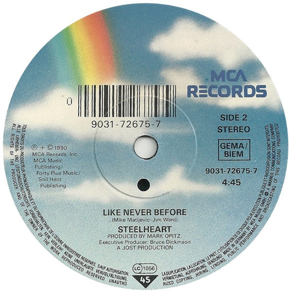 Steelheart : I'll Never Let You Go (7", Single)