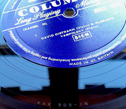 Giuseppe Tartini / Wolfgang Amadeus Mozart, David Oistrach : "Devil's Trill" Sonata / Sonata In B Flat, K. 454 (LP, Mono)