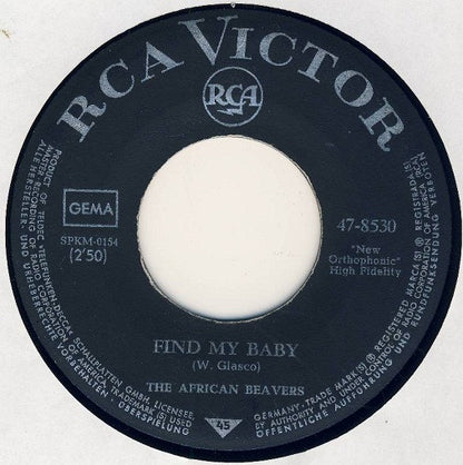 The African Beavers : Find My Baby / Jungle Fever (7", Single)