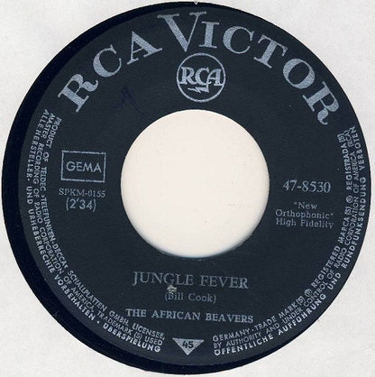The African Beavers : Find My Baby / Jungle Fever (7", Single)