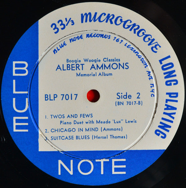 Albert Ammons : Boogie Woogie Classics (10", RP)