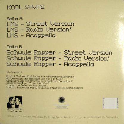 Kool Savas : LMS (12")