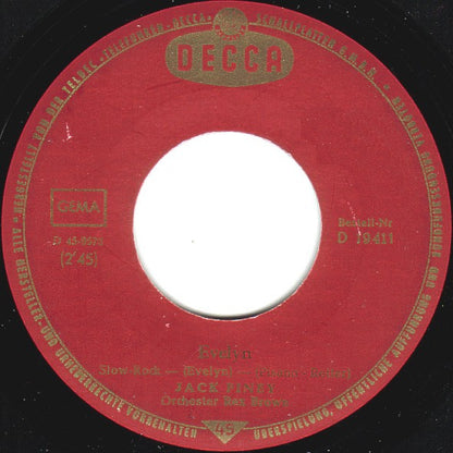 Jack Finey : Evelyn / Aufmachen Mary (7", Single)