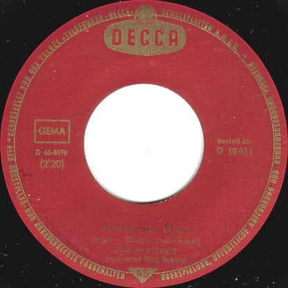 Jack Finey : Evelyn / Aufmachen Mary (7", Single)