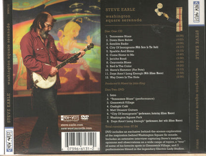 Steve Earle : Washington Square Serenade (CD, Album + DVD-V + Dlx)