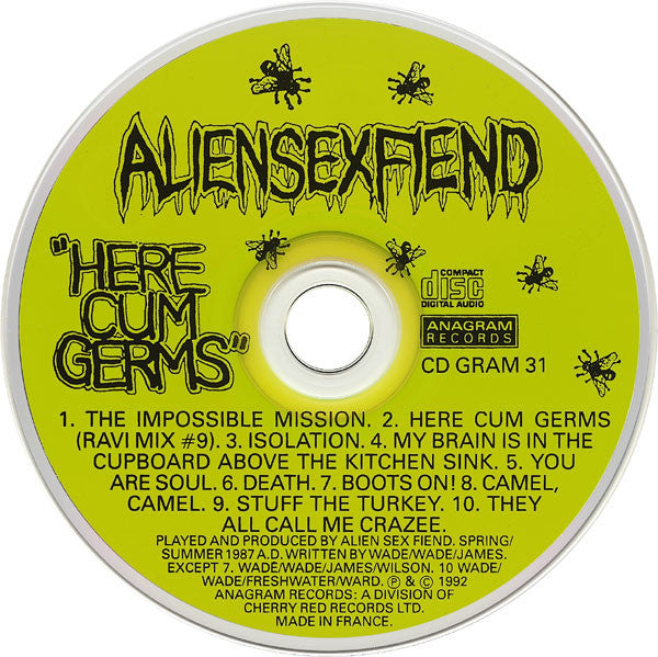 Alien Sex Fiend : Here Cum Germs (CD, Album)