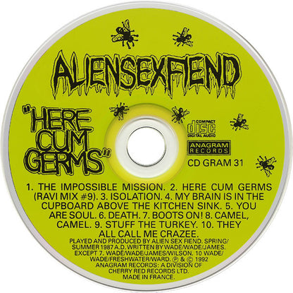 Alien Sex Fiend : Here Cum Germs (CD, Album)