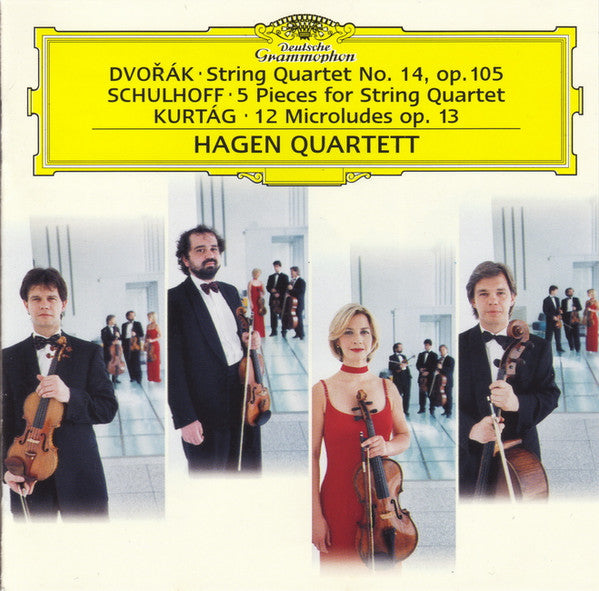 Dvořák* / Schulhoff* / Kurtág* - Hagen Quartett : String Quartet No.14 / 5 Pieces / 12 Microludes (CD, Album)