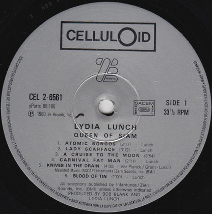 Lydia Lunch : Queen Of Siam (LP, Album, Sil)