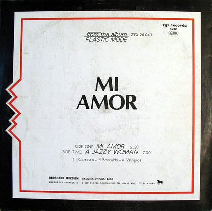 Plastic Mode : Mi Amor (12")