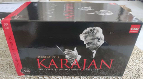 Herbert von Karajan : The Complete EMI Recordings 1946-1984: Volume 1 - Orchestral (88xCD, Mono + Box, Comp)