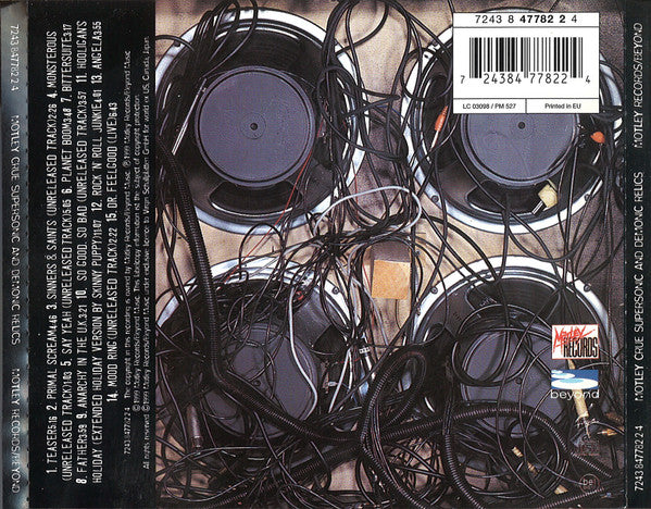Mötley Crüe : Supersonic And Demonic Relics (CD, Comp)