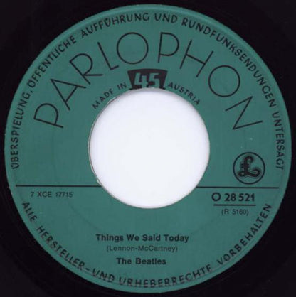 The Beatles : A Hard Day's Night (7", Single, Mono)