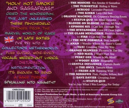 Various : Hot Smoke & Sassafras (Psychedelic Pstones Volume 1) (CD, Comp, RM)