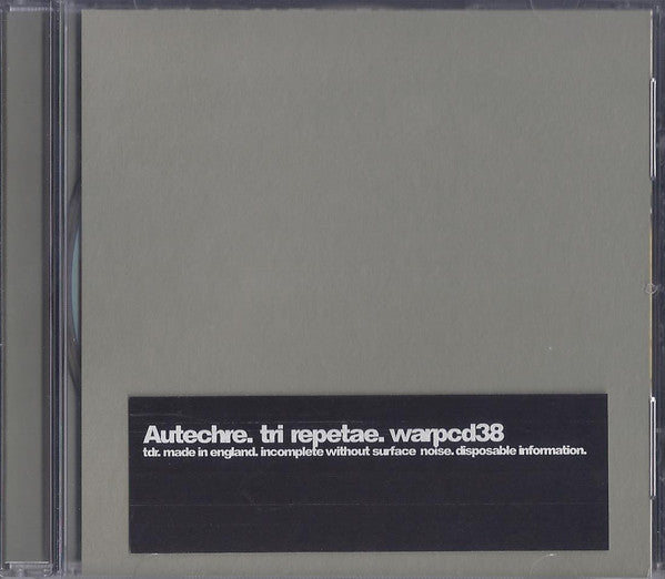 Autechre : Tri Repetae (CD, Album, RP)