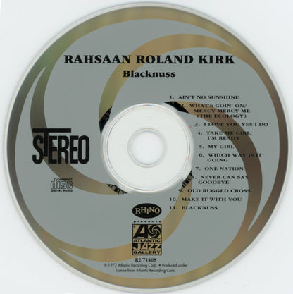 Roland Kirk : Blacknuss (CD, Album, RE, RM)