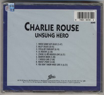 Charlie Rouse : Unsung Hero (CD, Album, Comp, RE, RM)