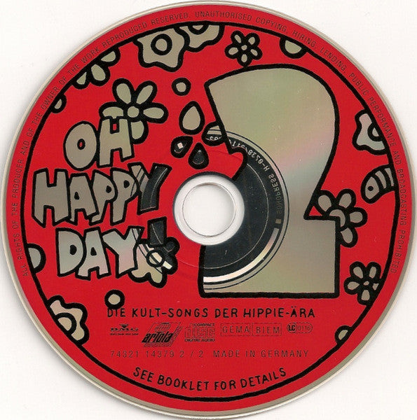 Various : Oh Happy Day - Die Kult-Songs Der Hippie-Ära (2xCD, Comp)