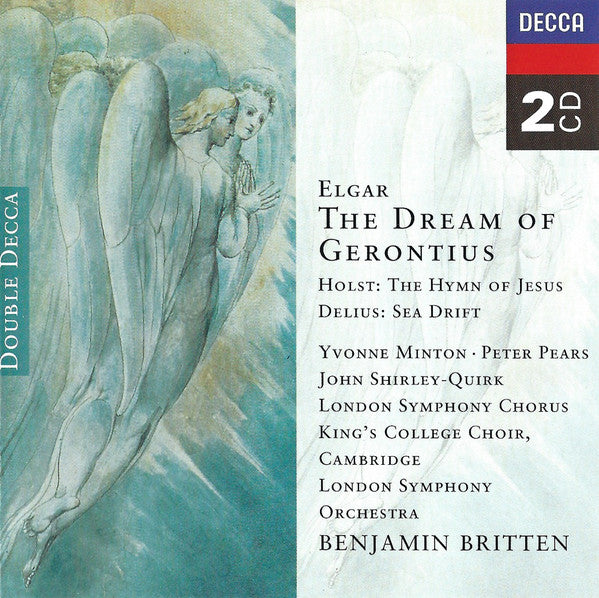 Elgar*, Holst*, Delius* - Yvonne Minton · Peter Pears · John Shirley-Quirk / London Symphony Chorus, King's College Choir, Cambridge*, London Symphony Orchestra - Benjamin Britten : The Dream Of Gerontius (2xCD, Comp, RM)