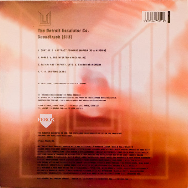The Detroit Escalator Co.* : Soundtrack [313] (2xLP, Album, Ltd)