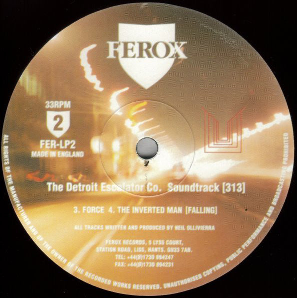 The Detroit Escalator Co.* : Soundtrack [313] (2xLP, Album, Ltd)