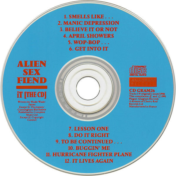 Alien Sex Fiend : It [The CD] (CD, Album, MPO)